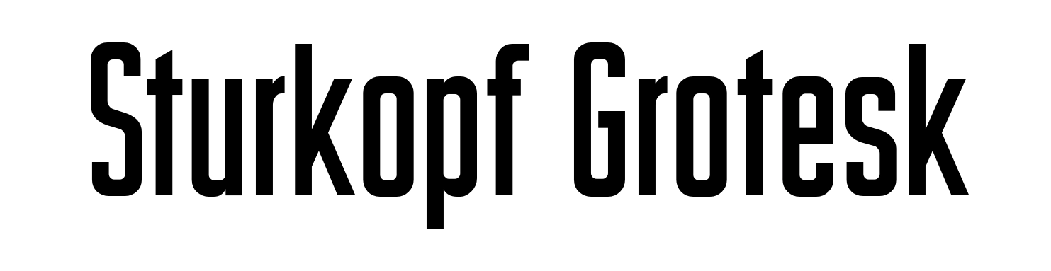 Sturkopf Grotesk